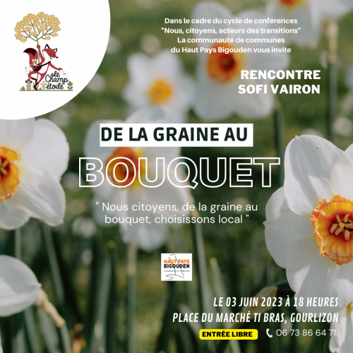 Conférence : de la graine au bouquet par Sofi Vairon