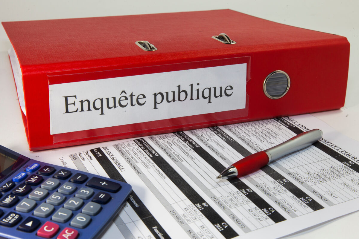 classeur, enquête publique